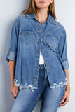 Heart Patch Denim Jacket