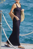 Sleeveless Casual Maxi Dress