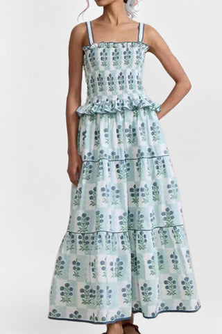Floral Smocked Sundress