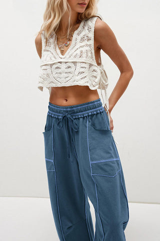 Relaxed Fit Denim Trousers