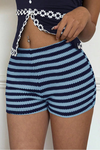 Striped Casual Shorts
