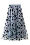 Floral Chiffon Maxi Skirt