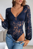 Lace Long-Sleeve Bodysuit