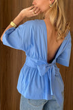 Elegant Peplum T-Shirt