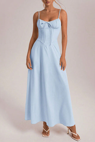 Elegant Maxi Dress with Corset Top