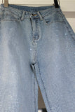 Sparkling Straight-Leg Jeans