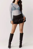 Sheer Long-Sleeve T-Shirt