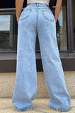 High-Waist Straight Jeans