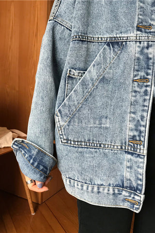 Classic Button-Up Denim Jacket