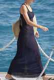 Sleeveless Casual Maxi Dress