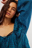 Bohemian Long-Sleeve Blouse