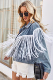 Fringe Denim Jacket