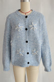 Floral Button-Up Cardigan