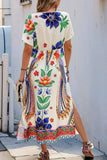 Vibrant Floral Maxi Dress