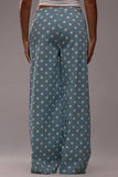Polka Dot Wide Leg Jeans