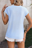 Casual Knit Sleeveless Sweater