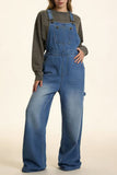 Classic Denim Overalls Jumpsuit