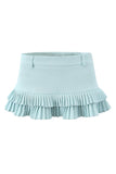 Double Ruffle Mini Skirt