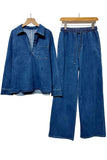 Classic Denim Pants Set
