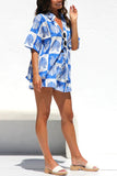 Printed Relaxed Fit Two-Piece Set