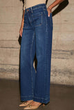 High-Waist Straight Jeans