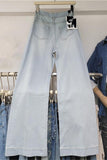 Embellished Wide Leg Jeans