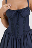 Sleeveless Corset Casual Dress