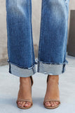 Stylish Straight-Leg Denim Jeans