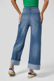 Wide-Leg High-Waist Jeans