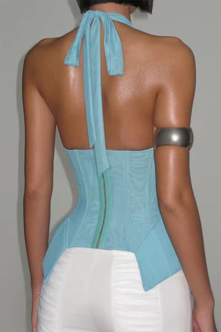 Halter Corset Tank Top