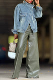 Chic Oversized Denim Jacket