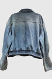 Embellished Fringe Denim Jacket