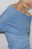 Stylish Off-Shoulder Knit Top