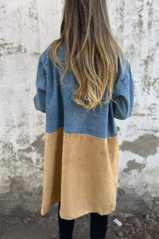 Two-Tone Longline Jacket