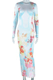 Floral Long Sleeve Dress