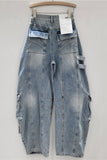 Utility-Inspired Wide Leg Jeans