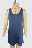 Sleeveless Casual Romper