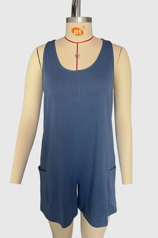 Sleeveless Casual Romper