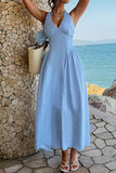 Halter-Neck Maxi Dress