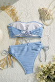 Chic Shell-Trim Bikini Set