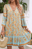 Floral Print Casual Bohemian Dress