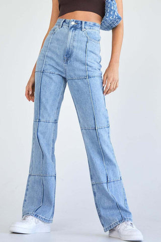 High-Waisted Flare Jeans