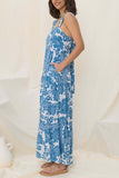 Floral Sleeveless Maxi Dress