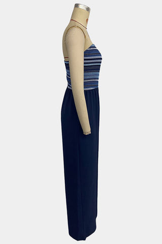 Strapless Wide-Leg Jumpsuit