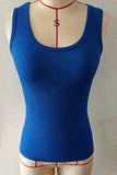 Scoop-Neck Ribbed Tank Top
