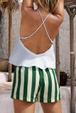 Strappy Striped Cami Top