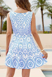 Boho V-Neck Mini Dress