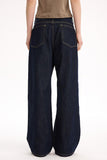 Classic Wide-Leg Straight Jeans