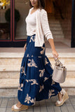 Elegant Floral Maxi Skirt