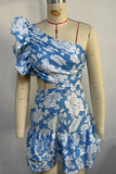 Floral One-Shoulder Dress